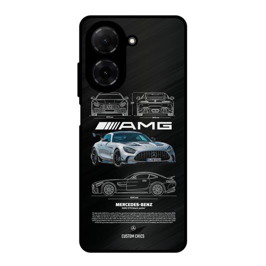 BMW AMG Poco C71 Mobile Back Cover - Car&Bike PrintShield Case