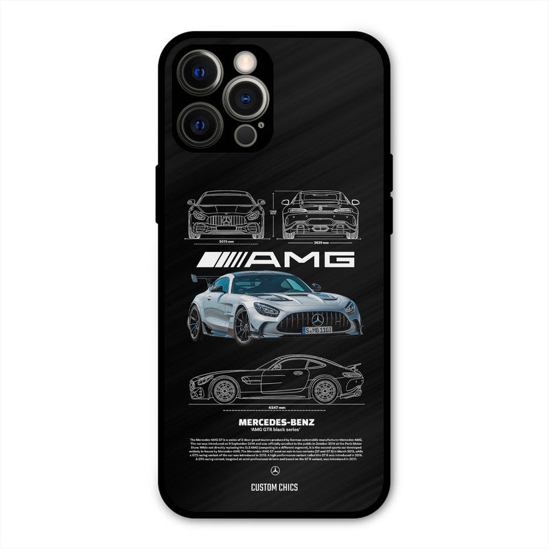 BMW AMG iPhone 12 Pro Mobile Back Cover - Car&Bike PrintShield Case