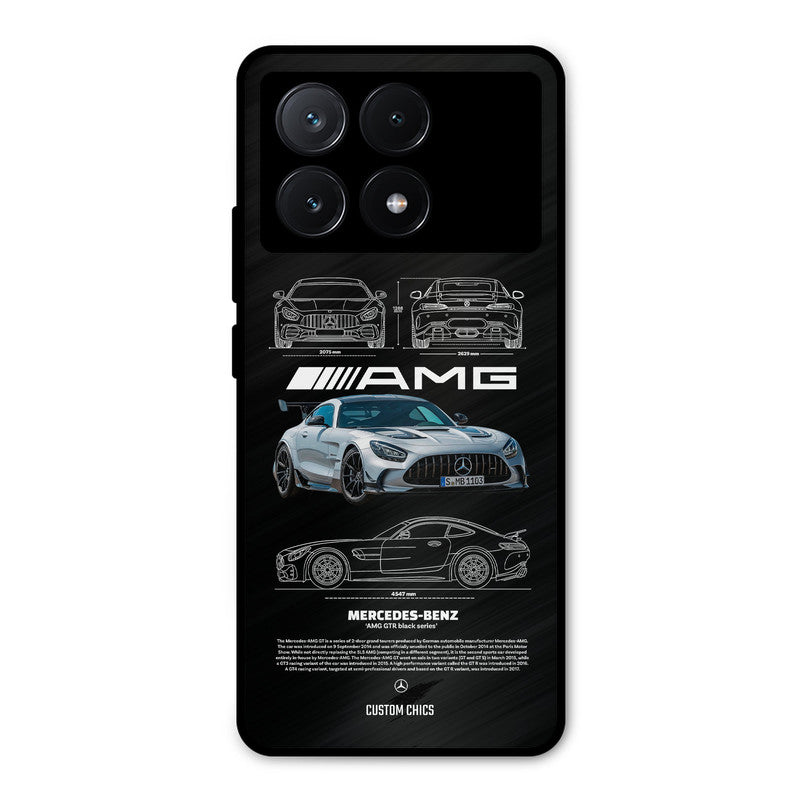 BMW AMG Poco X6 Pro Mobile Back Cover - Car&Bike PrintShield Case