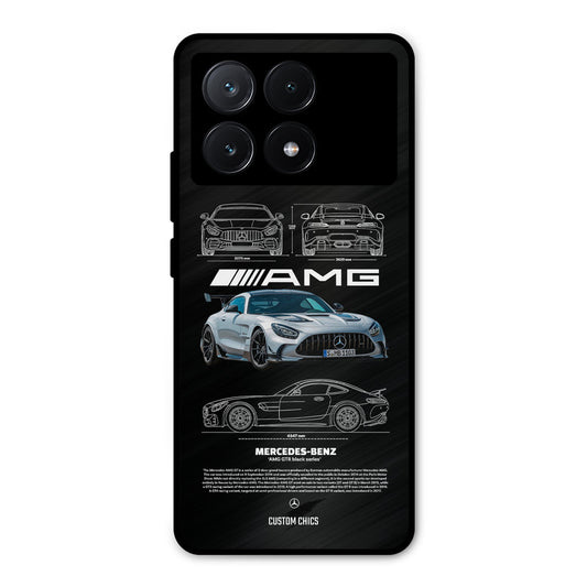 BMW AMG Poco X6 Pro Mobile Back Cover - Car&Bike PrintShield Case
