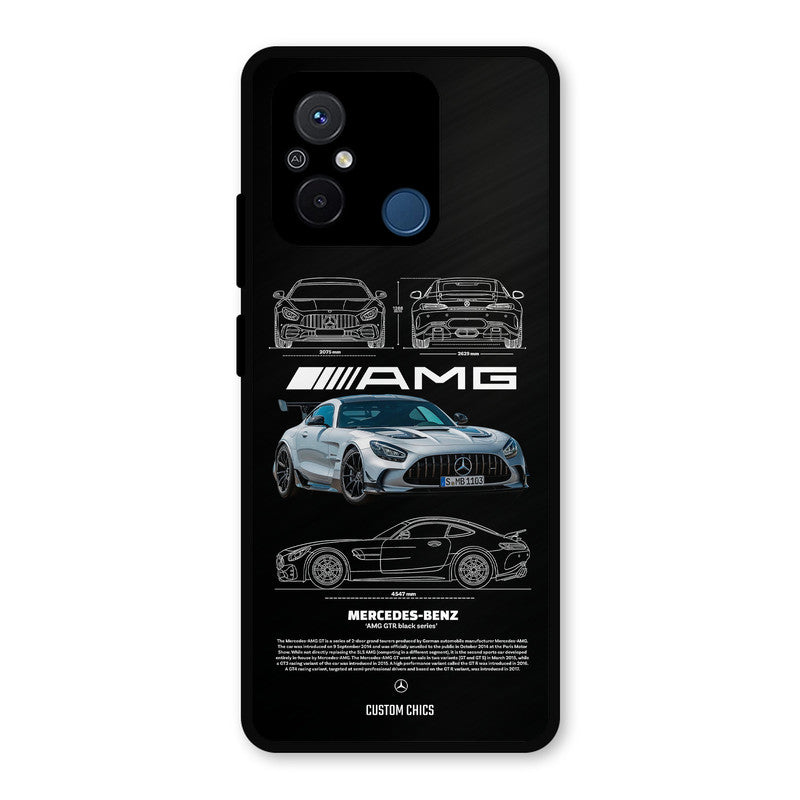 BMW AMG Redmi 12c Mobile Back Cover - Car&Bike PrintShield Case