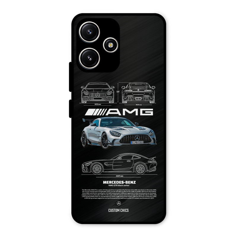 BMW AMG Redmi 12 5G Mobile Back Cover - Car&Bike PrintShield Case