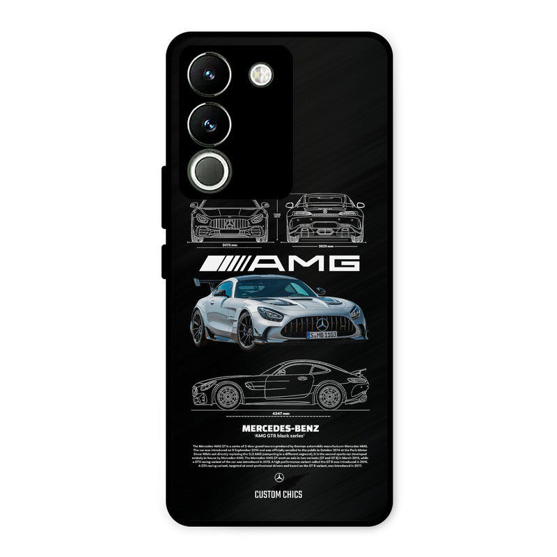 BMW AMG Vivo Y200 Mobile Back Cover - Car&Bike PrintShield Case