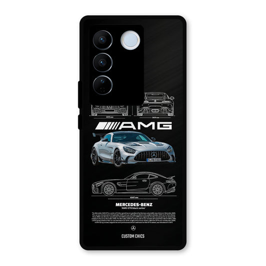 BMW AMG Vivo V27 Pro Mobile Back Cover - Car&Bike PrintShield Case