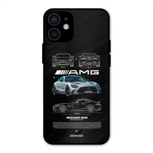 BMW AMG iPhone 12 Mini Mobile Back Cover - Car&Bike PrintShield Case
