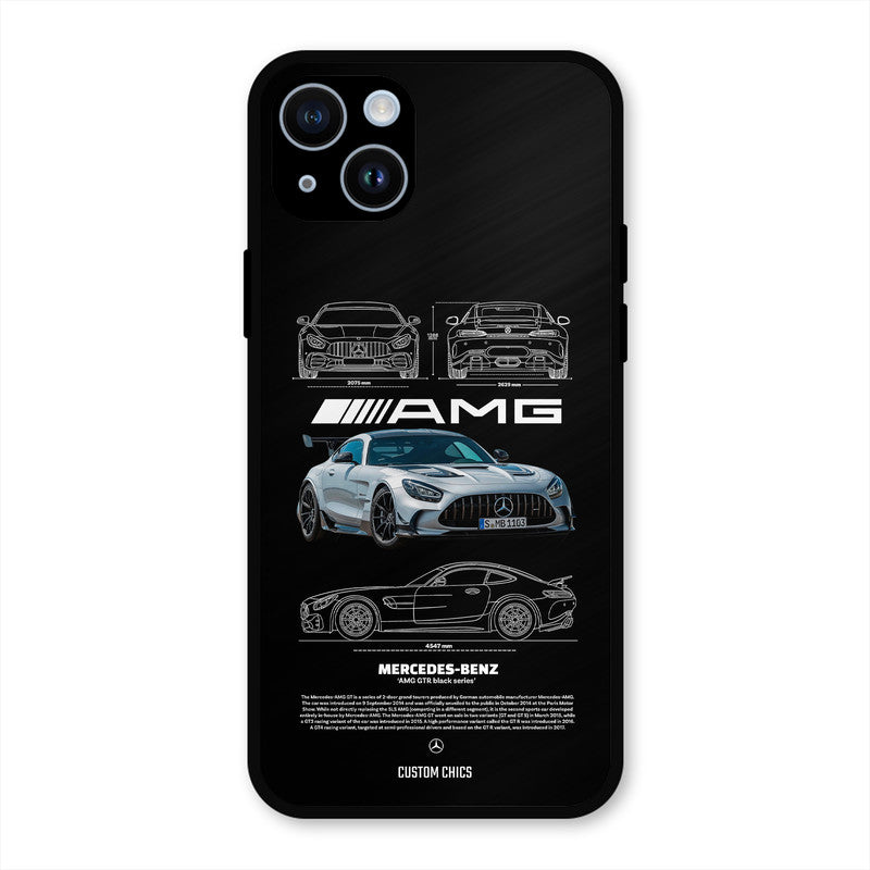 BMW AMG iPhone 14 Mobile Back Cover - Car&Bike PrintShield Case