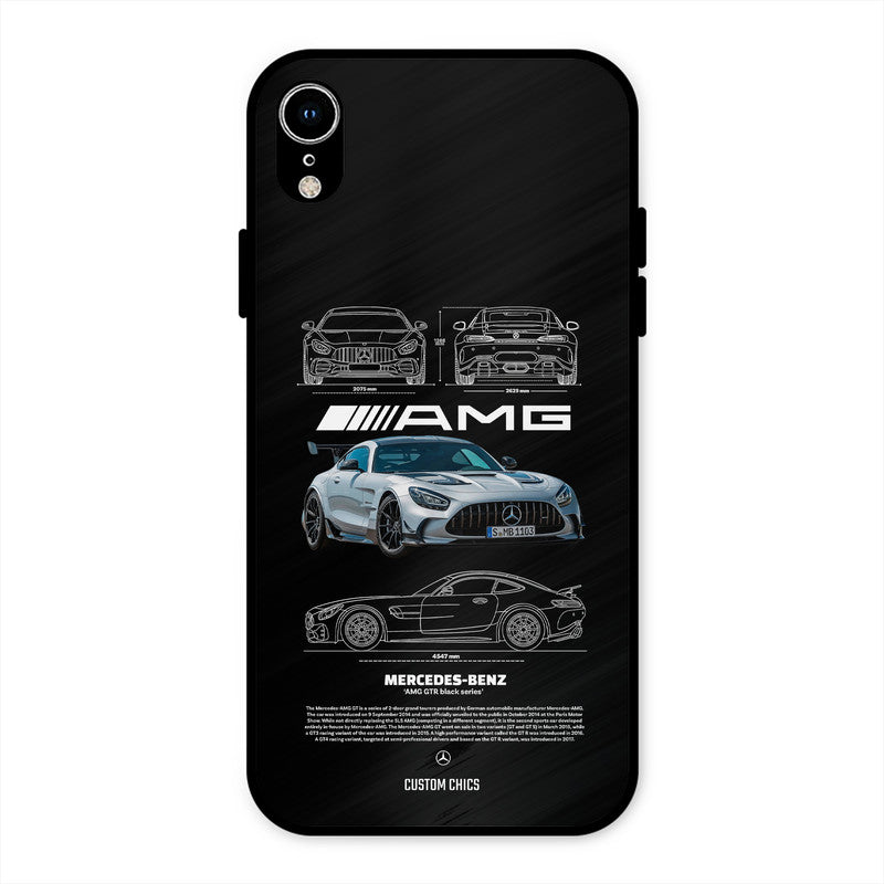BMW AMG iPhone XR Mobile Back Cover - Car&Bike PrintShield Case