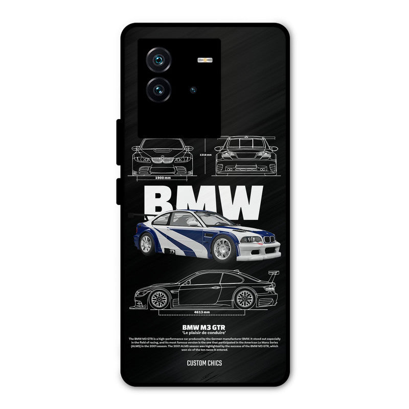 BMW GTR iQOO Neo 6 5G Mobile Back Cover - Car&Bike PrintShield Case