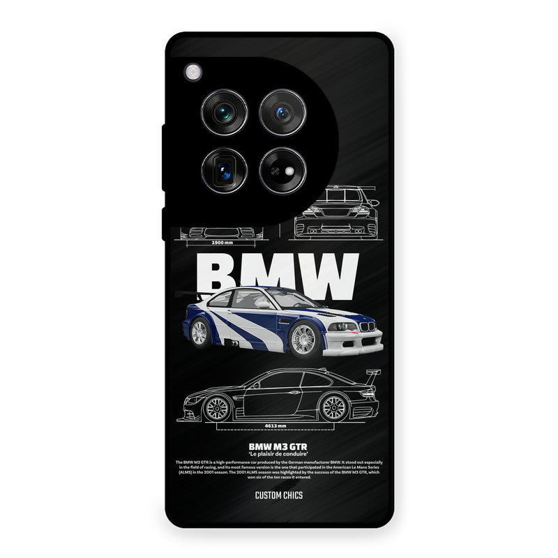 BMW GTR OnePlus 12 Mobile Back Cover - Car&Bike PrintShield Case
