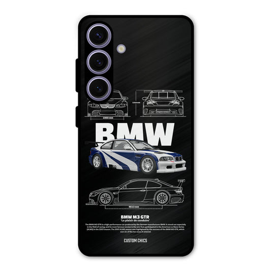 BMW GTR Samsung Galaxy S24 FE Mobile Back Cover - Car&Bike PrintShield Case