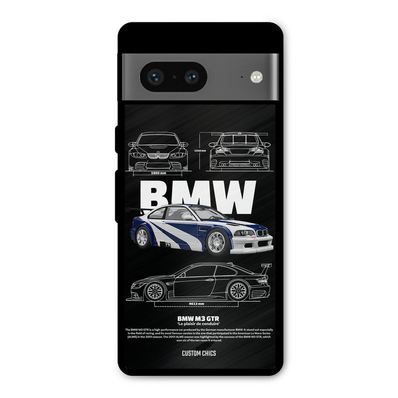 BMW GTR Google Pixel 7 Mobile Back Cover - Car&Bike PrintShield Case