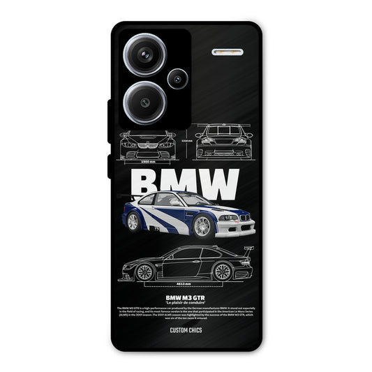 BMW GTR Redmi Note 13 Pro Plus Mobile Back Cover - Car&Bike PrintShield Case