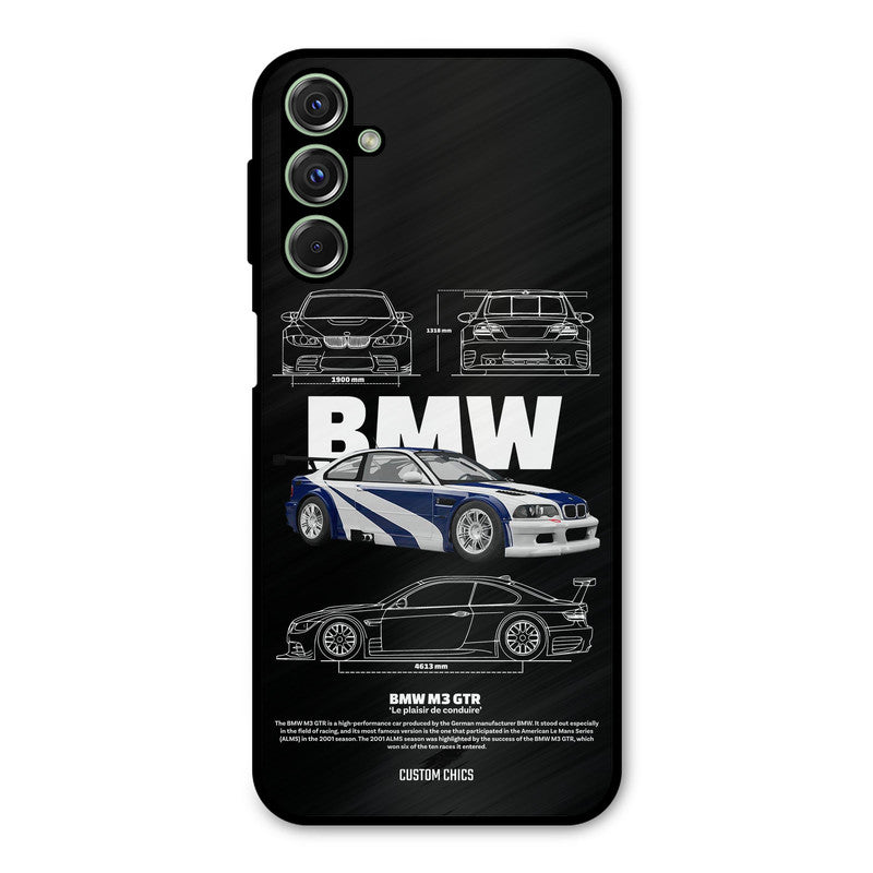 BMW GTR Samsung Galaxy M34 Mobile Back Cover - Car&Bike PrintShield Case