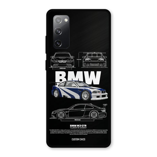 BMW GTR Samsung Galaxy S20 FE Mobile Back Cover - Car&Bike PrintShield Case