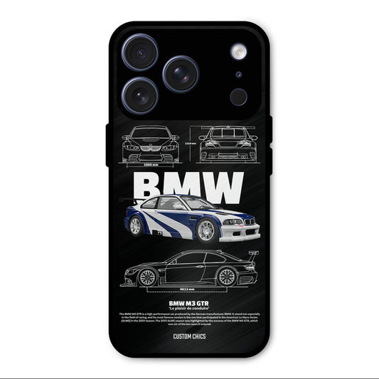BMW GTR iPhone 17 Pro Max Mobile Back Cover - Car&Bike PrintShield Case