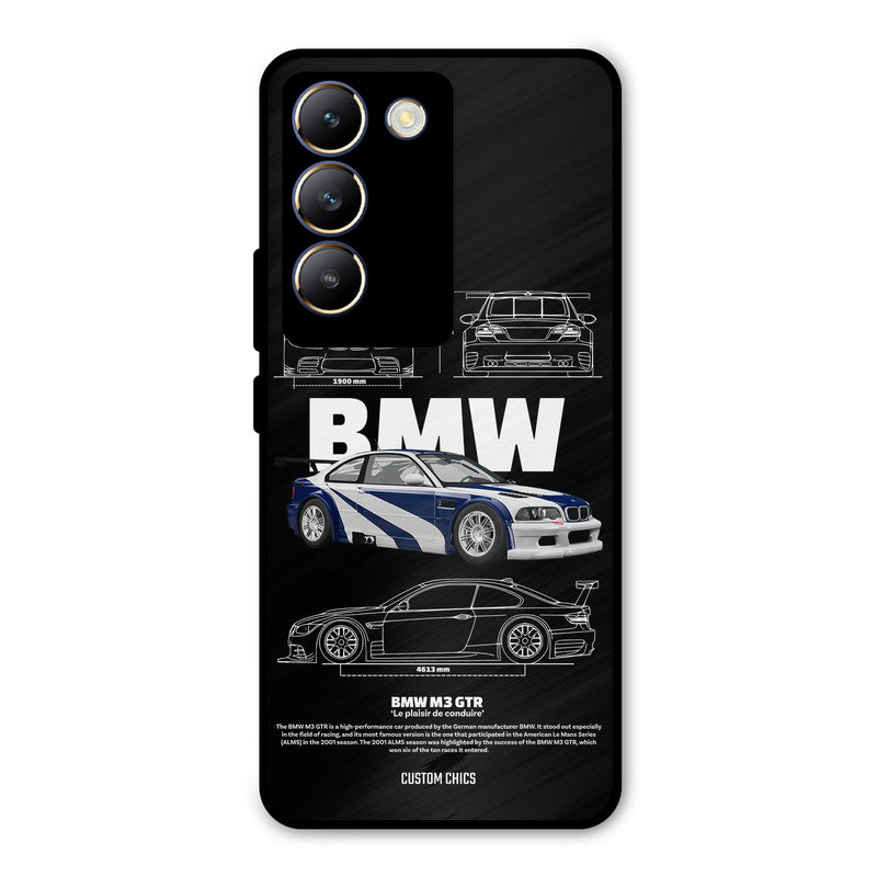 BMW GTR Vivo Y200e Mobile Back Cover - Car&Bike PrintShield Case
