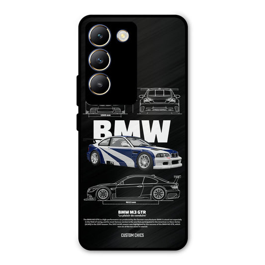 BMW GTR Vivo Y200e Mobile Back Cover - Car&Bike PrintShield Case