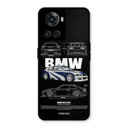 BMW GTR OnePlus 10R Mobile Back Cover - Car&Bike PrintShield Case