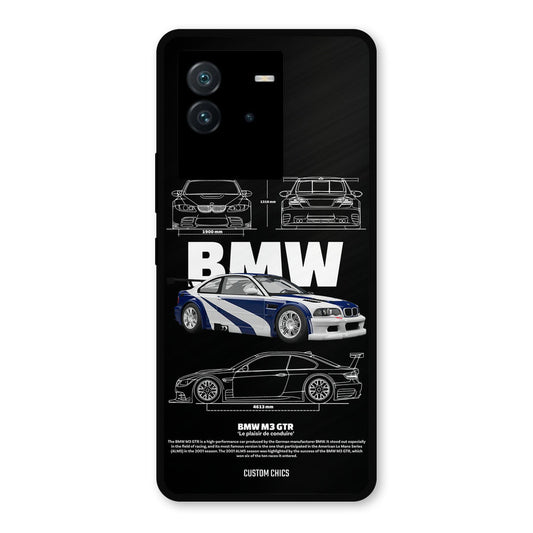 BMW GTR iQoo Neo 6 Mobile Back Cover - Car&Bike PrintShield Case