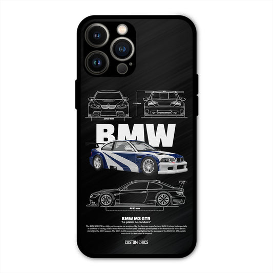 BMW GTR iPhone 13 Pro Max Mobile Back Cover - Car&Bike PrintShield Case