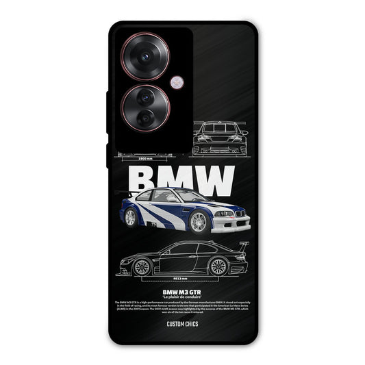 BMW GTR Oppo F25 Pro Mobile Back Cover - Car&Bike PrintShield Case