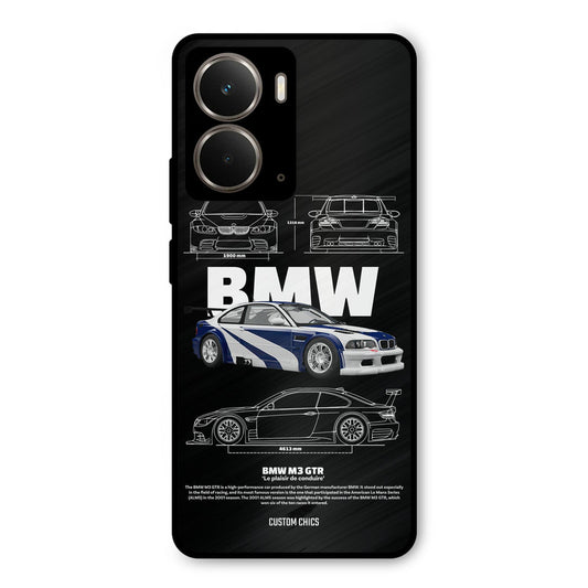 BMW GTR Realme P3 Mobile Back Cover - Car&Bike PrintShield Case