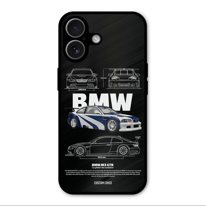 BMW GTR iPhone 17 Mobile Back Cover - Car&Bike PrintShield Case