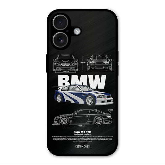 BMW GTR iPhone 17 Mobile Back Cover - Car&Bike PrintShield Case