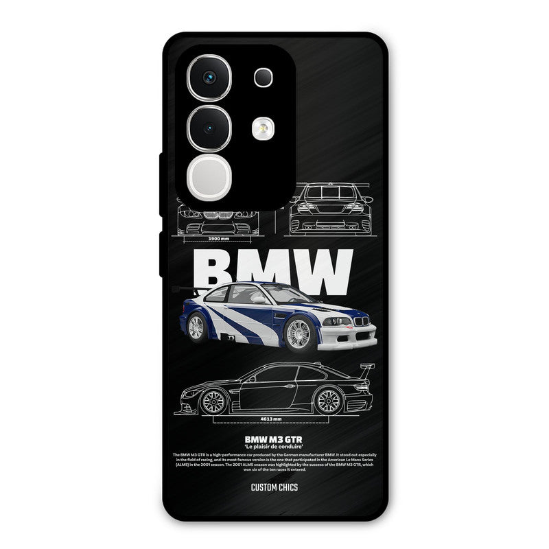 BMW GTR Vivo T4x Mobile Back Cover - Car&Bike PrintShield Case
