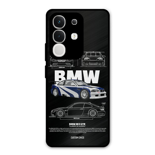 BMW GTR Vivo T4x Mobile Back Cover - Car&Bike PrintShield Case