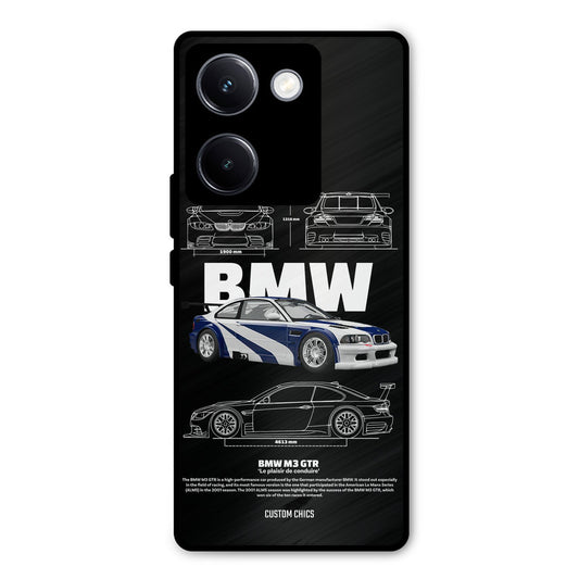 BMW GTR Vivo Y300 Plus Mobile Back Cover - Car&Bike PrintShield Case