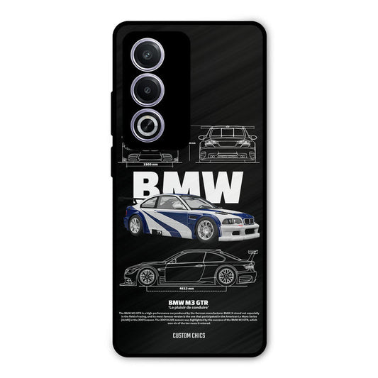 BMW GTR Oppo K12x Mobile Back Cover - Car&Bike PrintShield Case