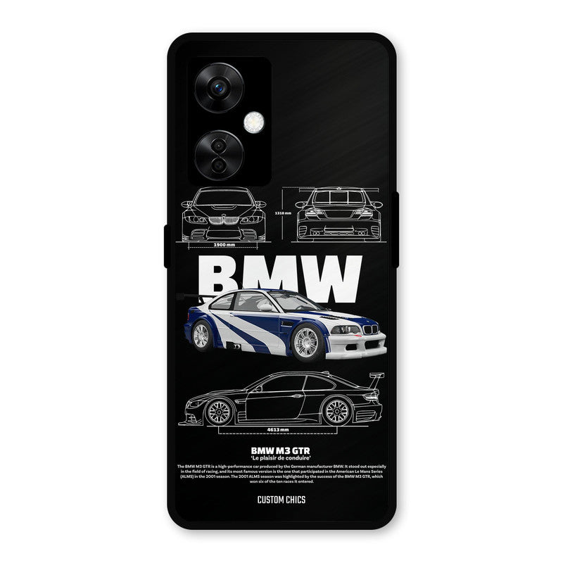BMW GTR OnePlus Nord CE 3 Lite Mobile Back Cover - Car&Bike PrintShield Case