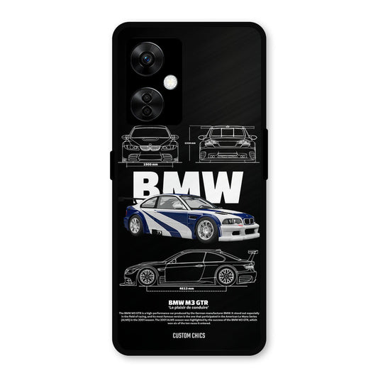 BMW GTR OnePlus Nord CE 3 Lite Mobile Back Cover - Car&Bike PrintShield Case