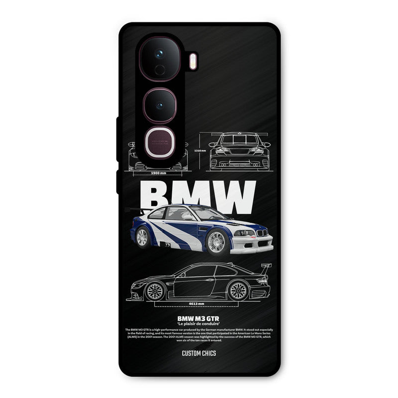 BMW GTR Vivo Y400 Pro Mobile Back Cover - Car&Bike PrintShield Case