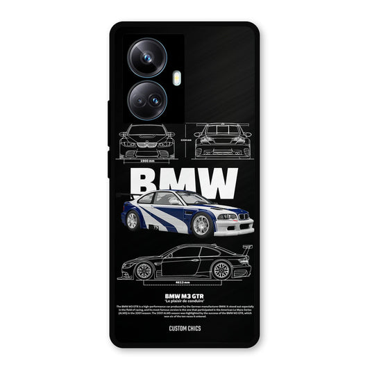 BMW GTR Realme 10 Pro Plus Mobile Back Cover - Car&Bike PrintShield Case