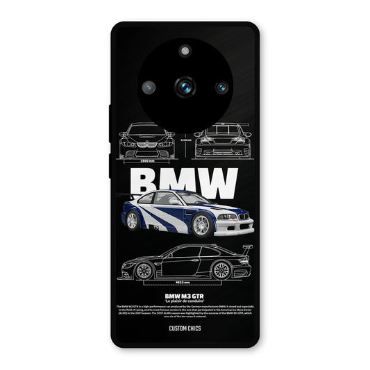 BMW GTR Realme 11 Pro Plus Mobile Back Cover - Car&Bike PrintShield Case