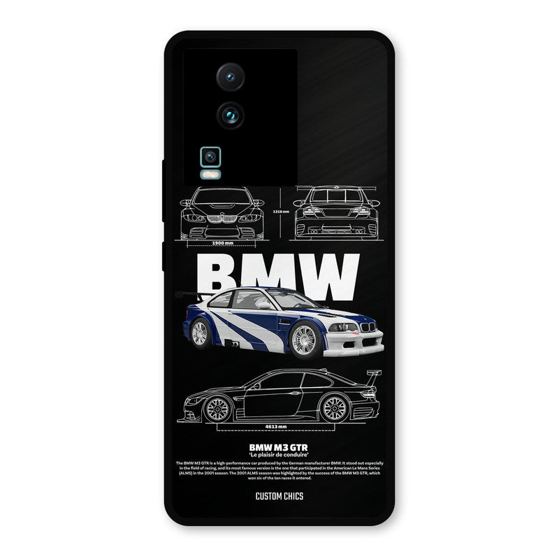 BMW GTR IQOO Neo 7 Mobile Back Cover - Car&Bike PrintShield Case