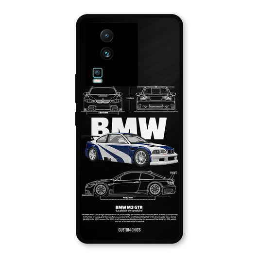BMW GTR IQOO Neo 7 Mobile Back Cover - Car&Bike PrintShield Case
