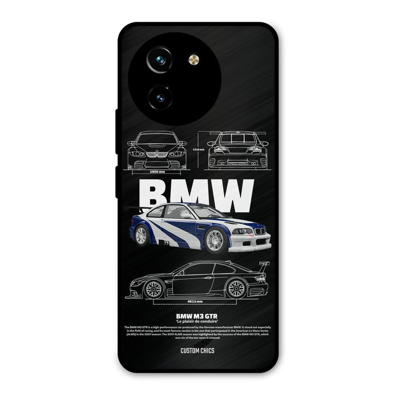BMW GTR Vivo Y200i Mobile Back Cover - Car&Bike PrintShield Case