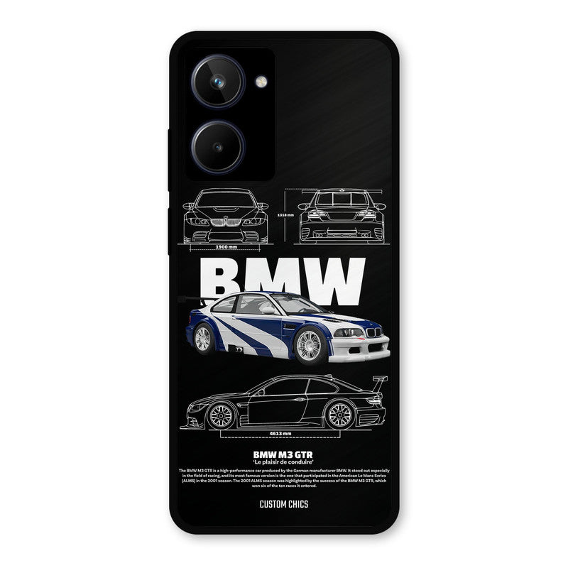 BMW GTR Realme 10 Mobile Back Cover - Car&Bike PrintShield Case