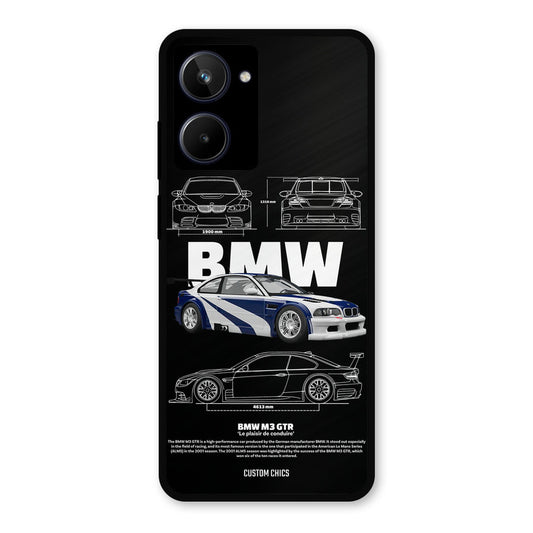 BMW GTR Realme 10 Mobile Back Cover - Car&Bike PrintShield Case