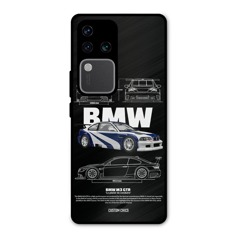 BMW GTR Vivo V30 Pro Mobile Back Cover - Car&Bike PrintShield Case