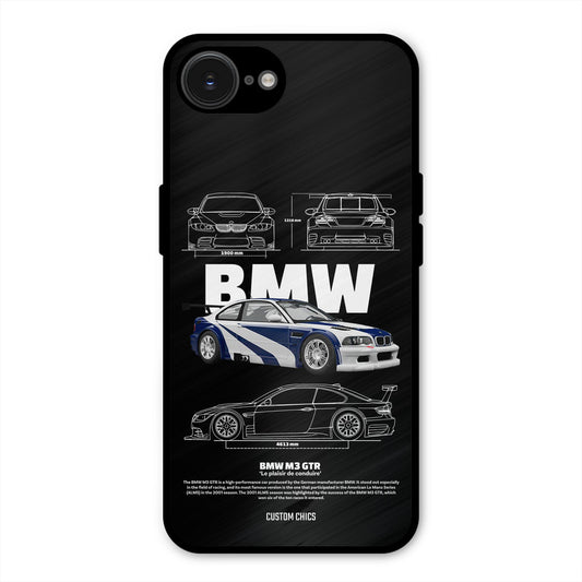 BMW GTR iPhone 16e Mobile Back Cover - Car&Bike PrintShield Case