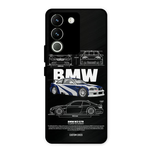 BMW GTR Vivo Y200 Mobile Back Cover - Car&Bike PrintShield Case