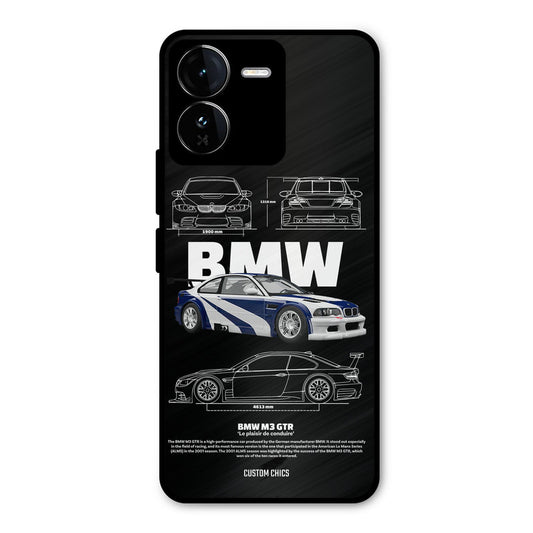 BMW GTR iQOO Z9 Mobile Back Cover - Car&Bike PrintShield Case