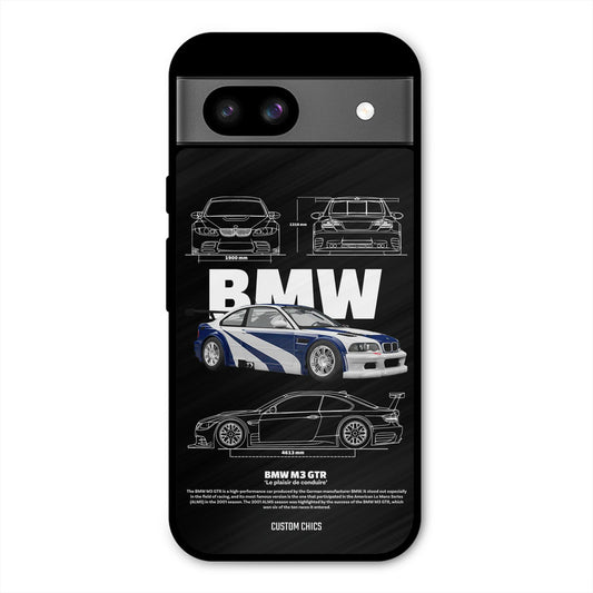 BMW GTR Google Pixel 8a Mobile Back Cover - Car&Bike PrintShield Case