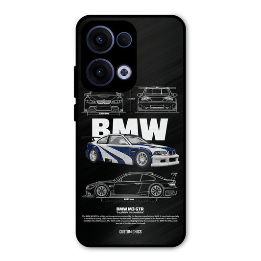 BMW GTR Oppo Reno 13 5G Mobile Back Cover - Car&Bike PrintShield Case