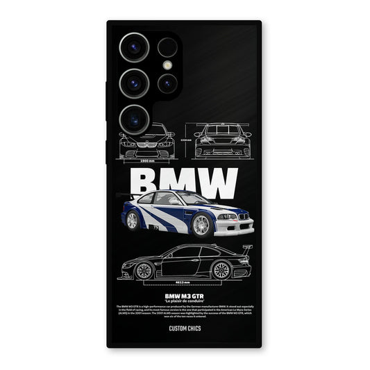 BMW GTR Samsung Galaxy S23 Ultra Mobile Back Cover - Car&Bike PrintShield Case