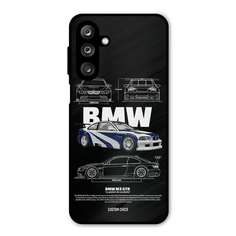 BMW GTR Samsung Galaxy M36 Mobile Back Cover - Car&Bike PrintShield Case